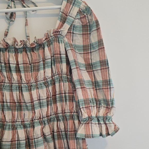 AND APRIL Plaid Ruffle Dress - Picture 4 of 13